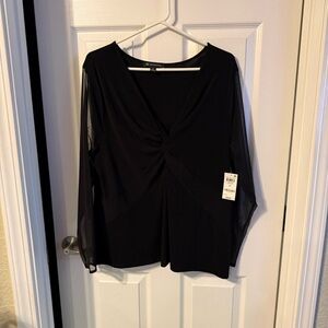 Elegant Black Women's Top